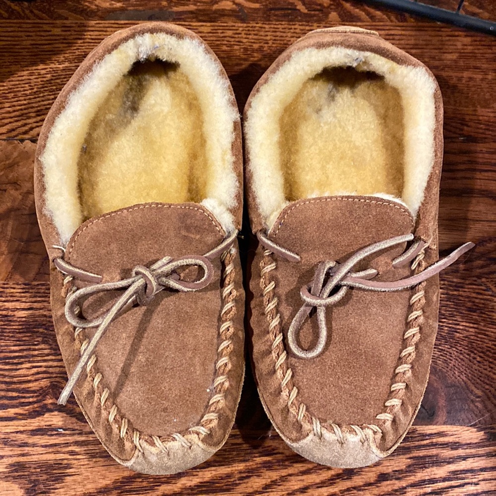 LL Bean Moccasin Slippers